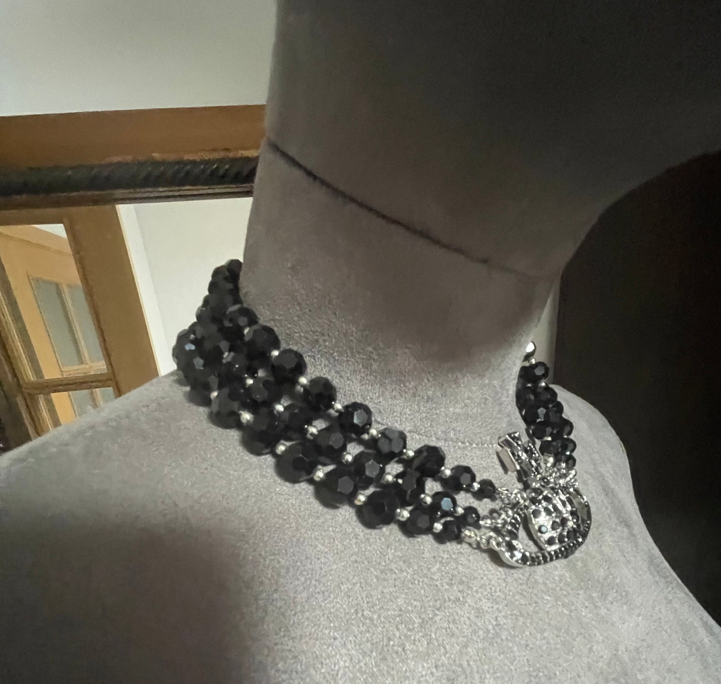 Multi beaded orb necklace