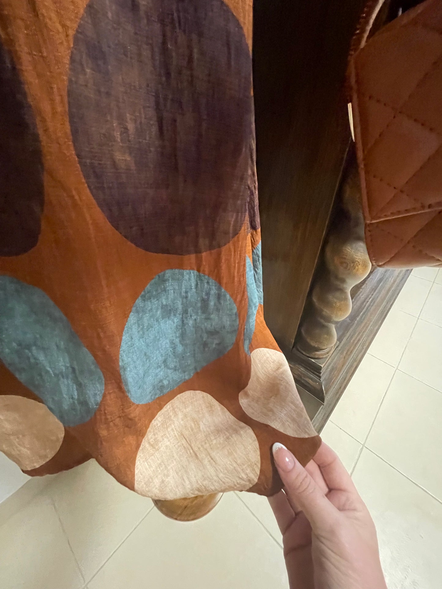 Toffe brown short dress