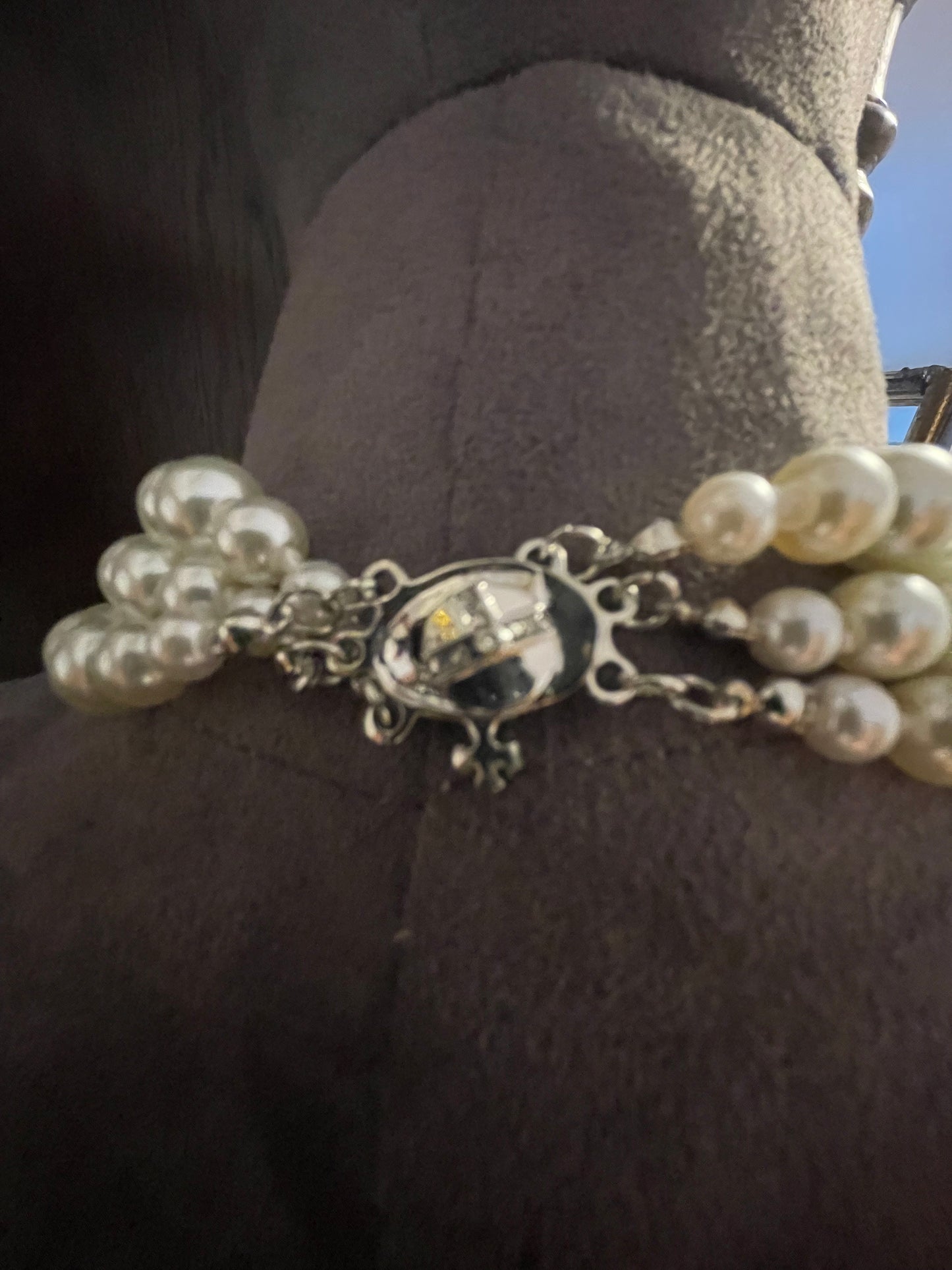 Multi beaded orb necklace