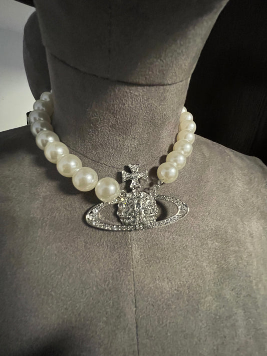 Pearl and Orb neckpiece
